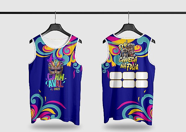 Template Camisa Abadá - Carnavalesco - Ref 2504 - ARTE VETOR