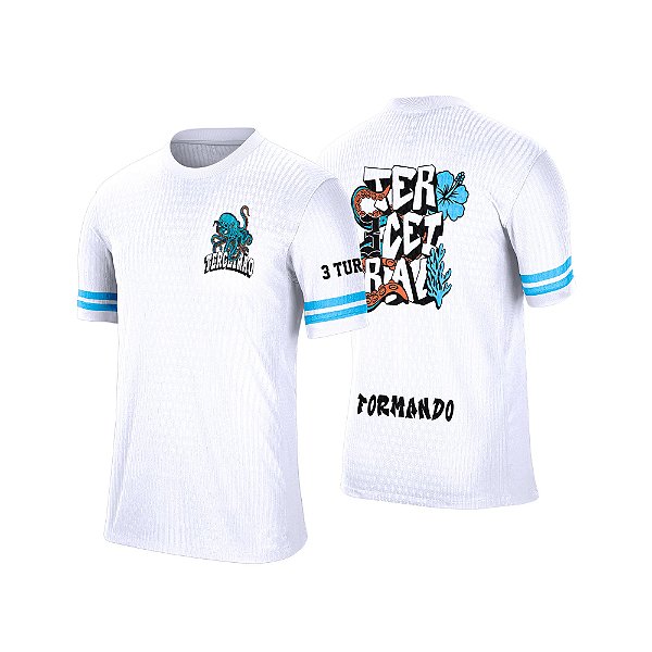 Template Formandos Camisa - Polvo Floral Terceirão Ref 081 - ARTE VETOR
