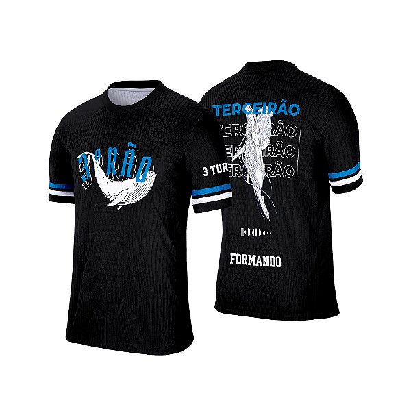 Template Formandos Camisa - Baleia Terceirão Ref 119 - ARTE VETOR