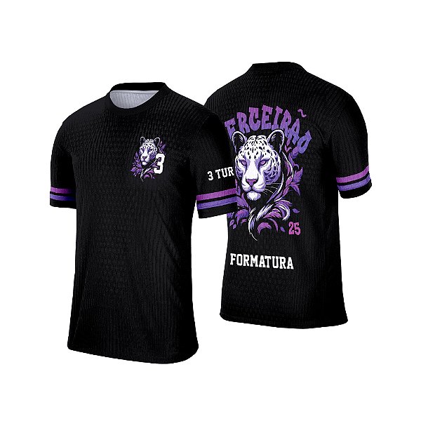 Template Formandos Camisa - Pantera Terceirão Ref 129 - ARTE VETOR