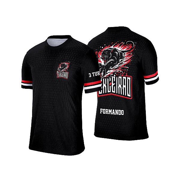 Template Formandos Camisa - Pantera Terceirão Ref 137 - ARTE VETOR
