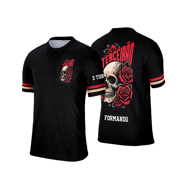 Template Formandos Camisa - Caveira Terceirão Ref 141 - ARTE VETOR