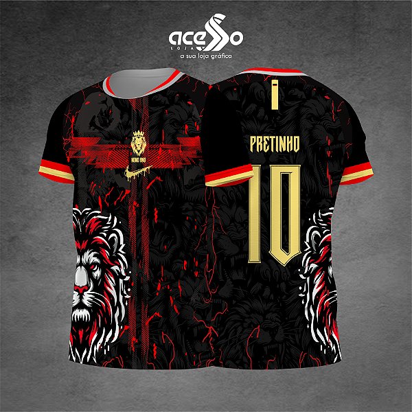 Template Camisa - Leão Bayer Neverlusen 25 - Vetor