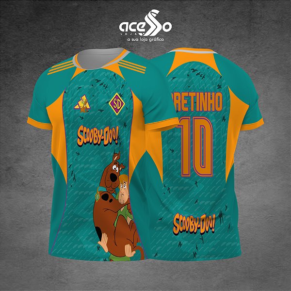 Template Camisa - Scooby-Doo Laranja 2025 - Vetor