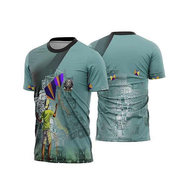 Template Camisa Pipa - Papagaio - Cdr Vetor - Ref 15