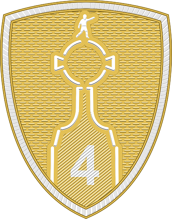Patch 04 taças Libertadores Lima 2025 - Arte Vetor