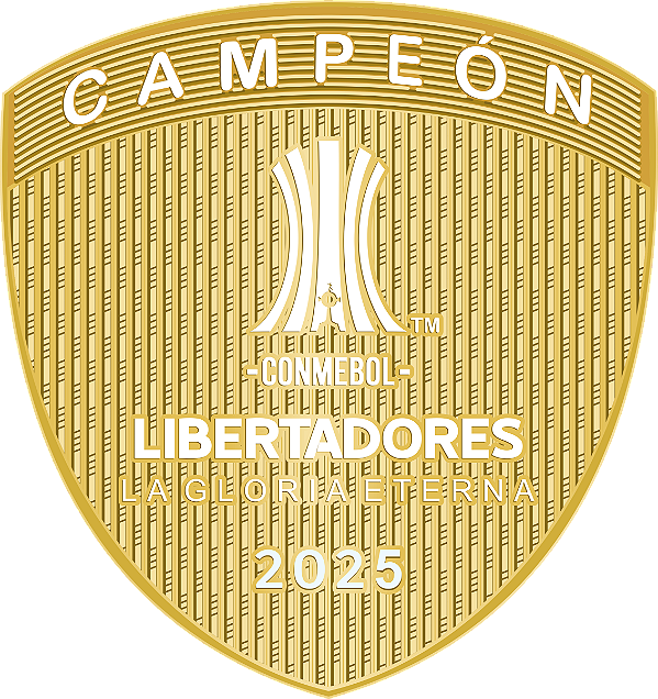Patch Campeon Libertadores Lima 2025 - Arte Vetor