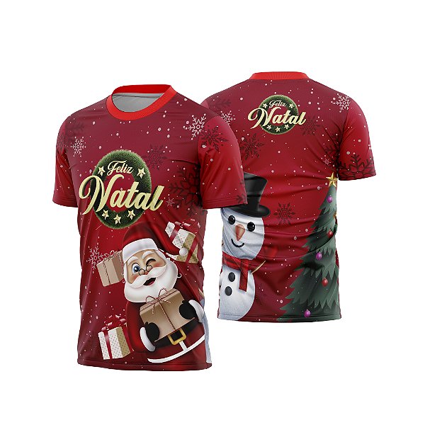 Template Natal - Camisa natalina - 001 - ARTE VETOR