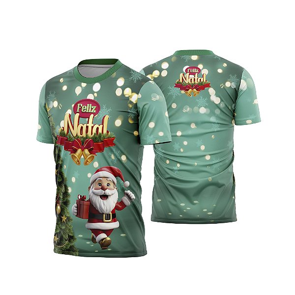 Template Natal - Camisa natalina - 002 - ARTE VETOR