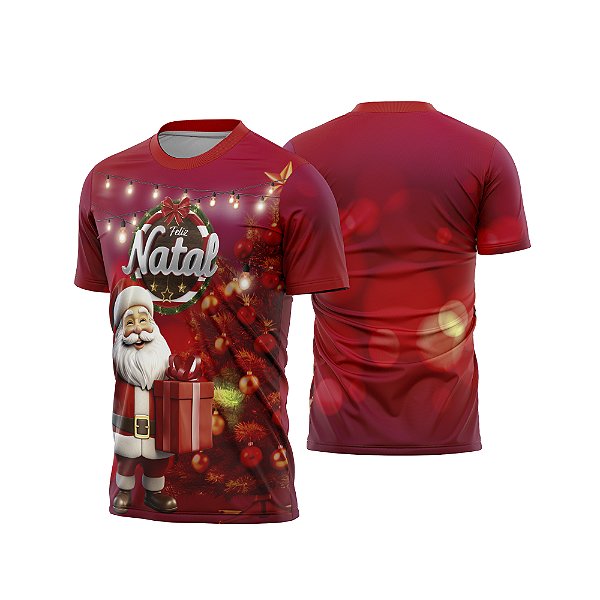 Template Natal - Camisa natalina - 011 - ARTE VETOR