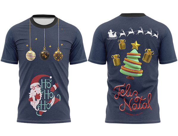 Template Natal - Camisa Diversos natalina - 00 - ARTE VETOR