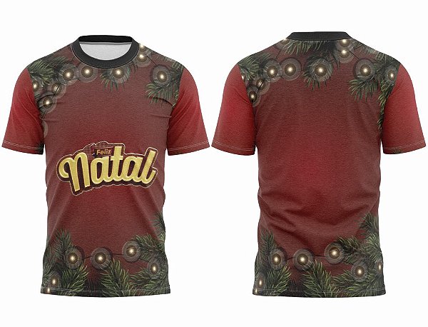 Template Natal - Camisa Diversos natalina - 04 - ARTE VETOR