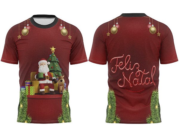 Template Natal - Camisa Diversos natalina - 08 - ARTE VETOR