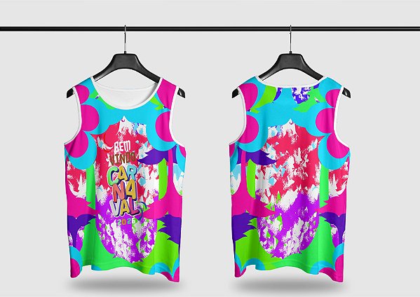 Template Camisa Abadá - Carnavalesco - Ref 2609 - ARTE VETOR