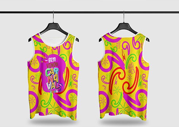Template Camisa Abadá - Carnavalesco - Ref 2613 - ARTE VETOR