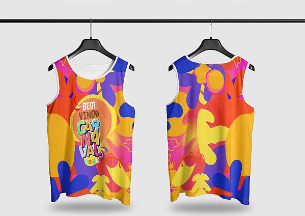 Template Camisa Abadá - Carnavalesco - Ref 2614 - ARTE VETOR