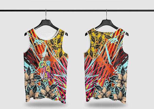 Template Camisa Abadá - Carnavalesco - Ref 2622 - ARTE VETOR