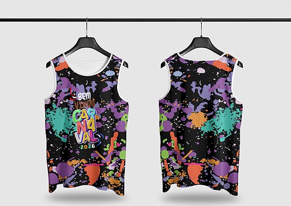 Template Camisa Abadá - Carnavalesco - Ref 2628 - ARTE VETOR