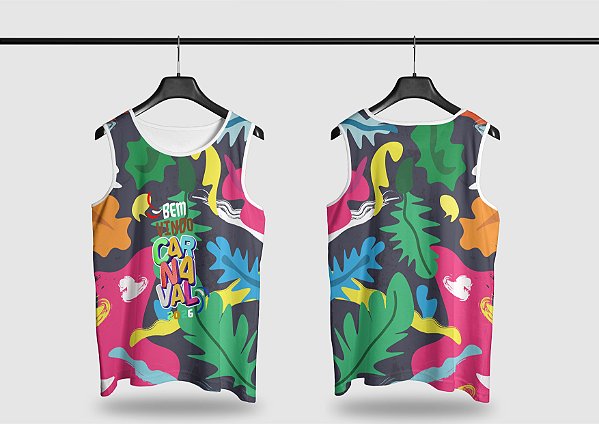 Template Camisa Abadá - Carnavalesco - Ref 2639 - ARTE VETOR
