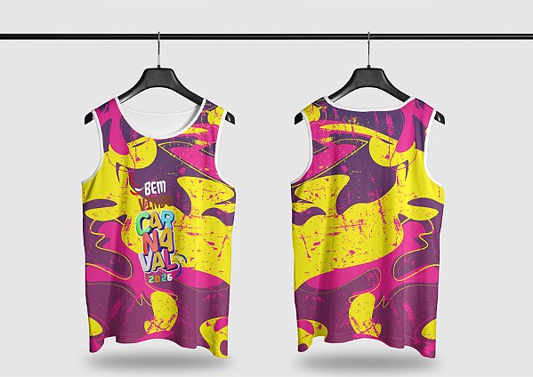 Template Camisa Abadá - Carnavalesco - Ref 2640 - ARTE VETOR