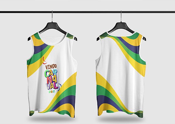 Template Camisa Abadá - Carnavalesco - Ref 2663 - ARTE VETOR