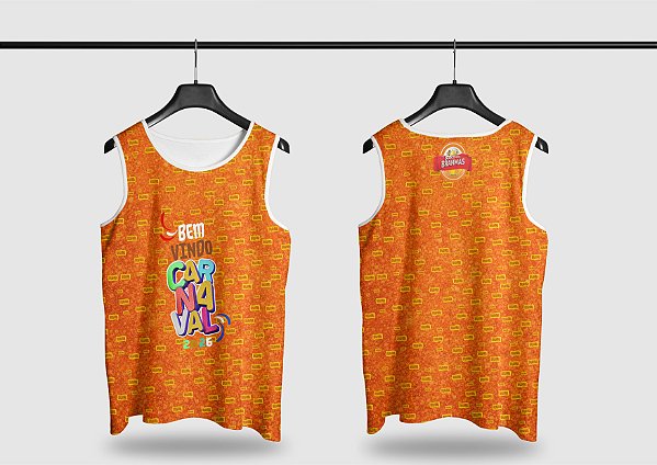 Template Camisa Abadá - Carnavalesco - Ref 2666 - ARTE VETOR