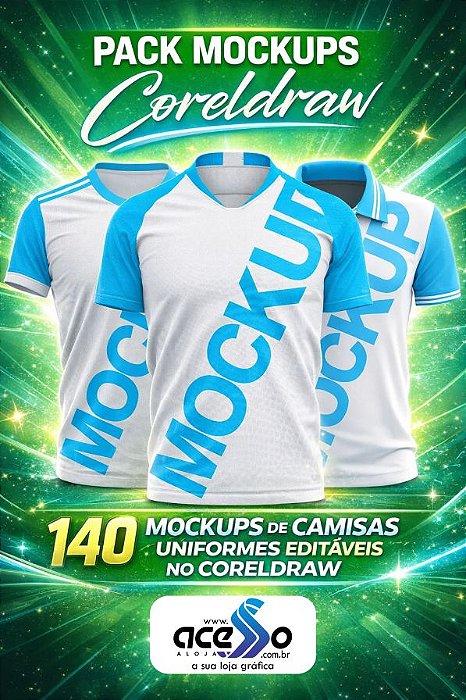 Pacote de Mockups Para Coreldraw - +140 unid yellow Images - ARTE Vetor