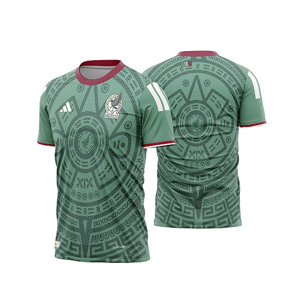 Template vetorizado Camisa - México Titular 2026 - ARTE VETOR CDR