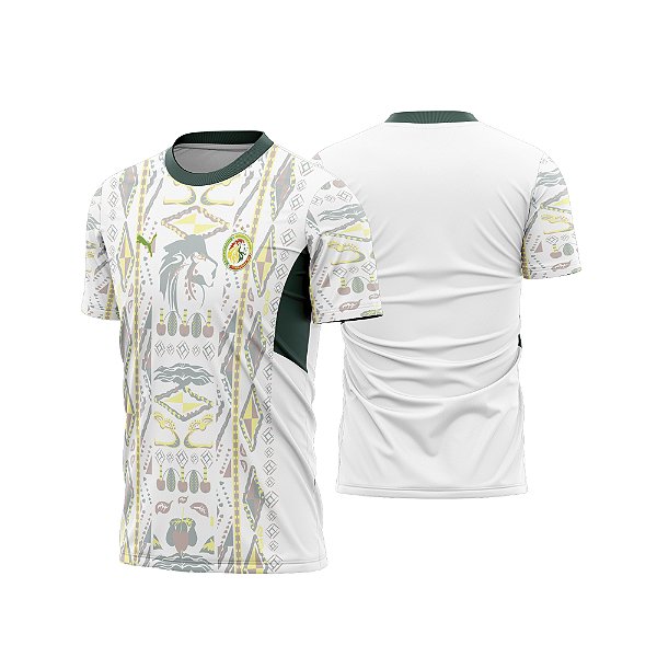 Template vetorizado Camisa - Senegal Titular 2026 - ARTE VETOR CDR