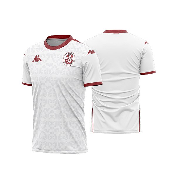 Template vetorizado Camisa - Tunisia Reserva I 2026 - ARTE VETOR CDR