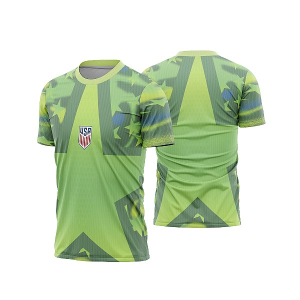 Template vetorizado Camisa - USA - Estados Unidos Goleiro 2026 - ARTE VETOR CDR