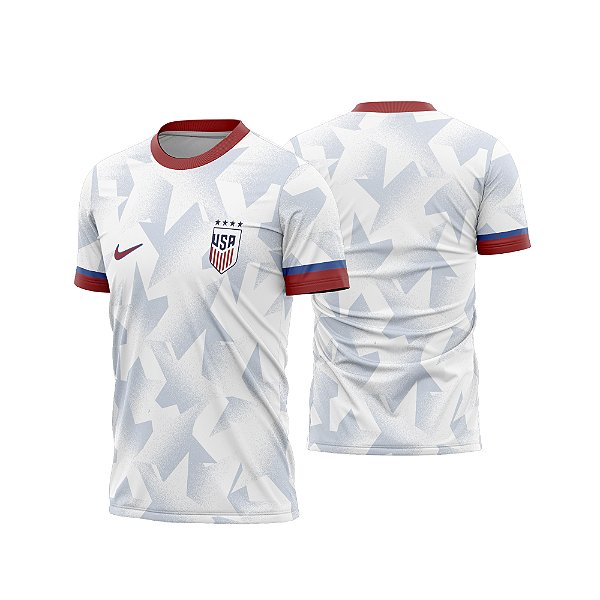 Template vetorizado Camisa - USA - Estados Unidos Titular 2026 - ARTE VETOR CDR
