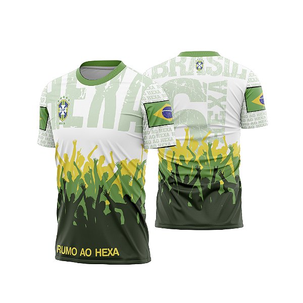 Template Camisa - Brasil Personalizado ref 02 - ARTE VETOR CDR