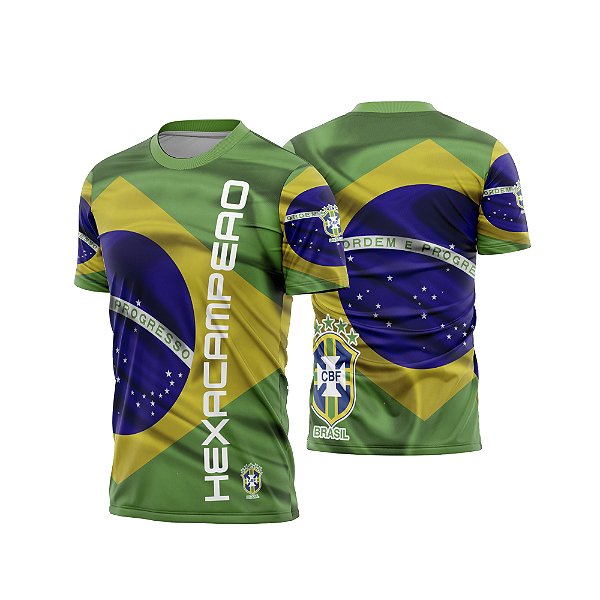 Template Camisa - Brasil Personalizado ref 03 - ARTE VETOR CDR