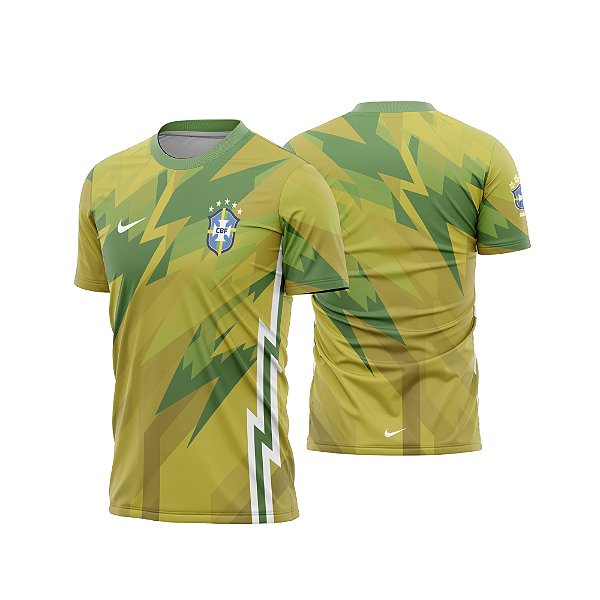 Template Camisa - Brasil Personalizado ref 14 - ARTE VETOR CDR