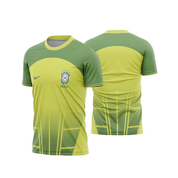 Template Camisa - Brasil Personalizado ref 23 - ARTE VETOR CDR