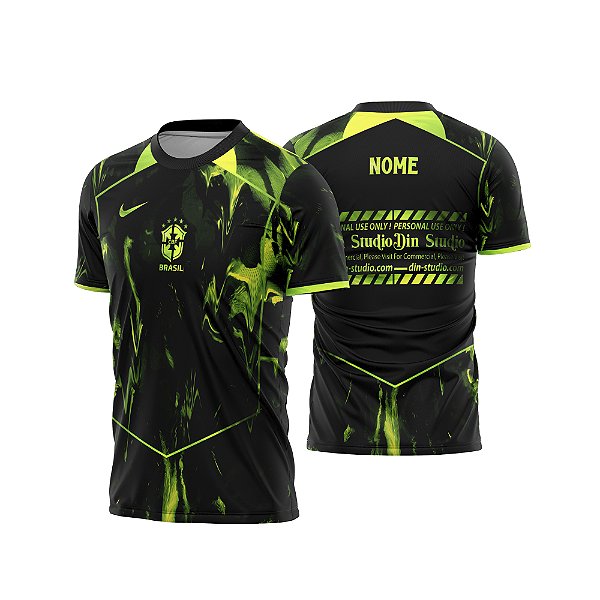 Template Camisa - Brasil Personalizado ref 25 - ARTE VETOR CDR