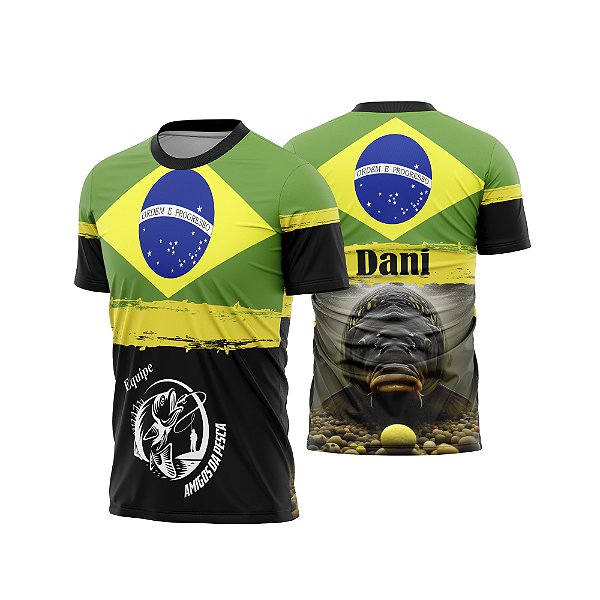 Template Camisa - Brasil Personalizado ref 39 - ARTE VETOR CDR