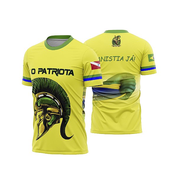 Template Camisa - Brasil Personalizado ref 43 - ARTE VETOR CDR