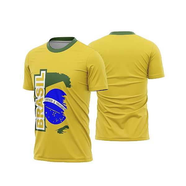Template Camisa - Brasil Personalizado ref 47 - ARTE VETOR CDR