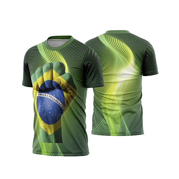 Template Camisa - Brasil Personalizado ref 48 - ARTE VETOR CDR