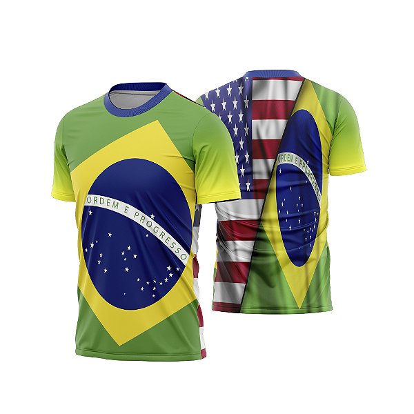 Template Camisa - Brasil Personalizado ref 55 - ARTE VETOR CDR