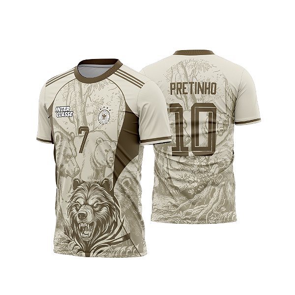 Template Camisa - Alemanha - Urso IA 26 - Vetor