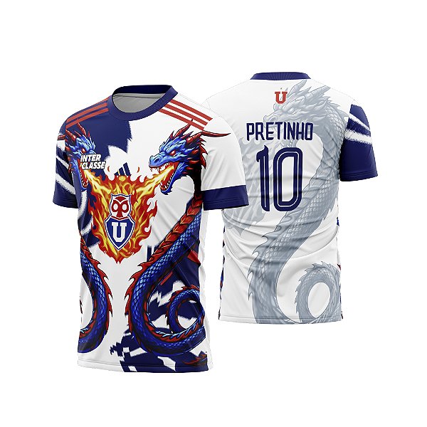 Template Camisa - Club Universidad de Chile Dragão 2026 - Vetor