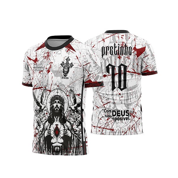 Template Camisa - Coração de Jesus red 26 - Vetor