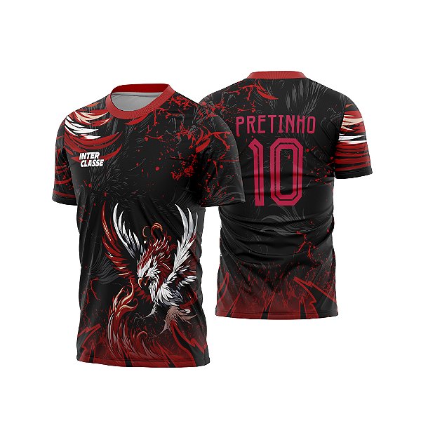 Template Camisa - Fenix vermelha grunge 2026 - Vetor