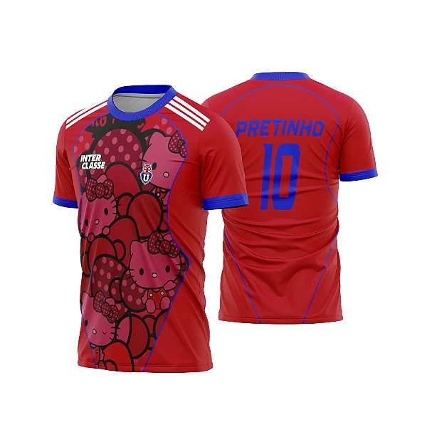 Template Camisa - U Chile kitty II 26 - Vetor