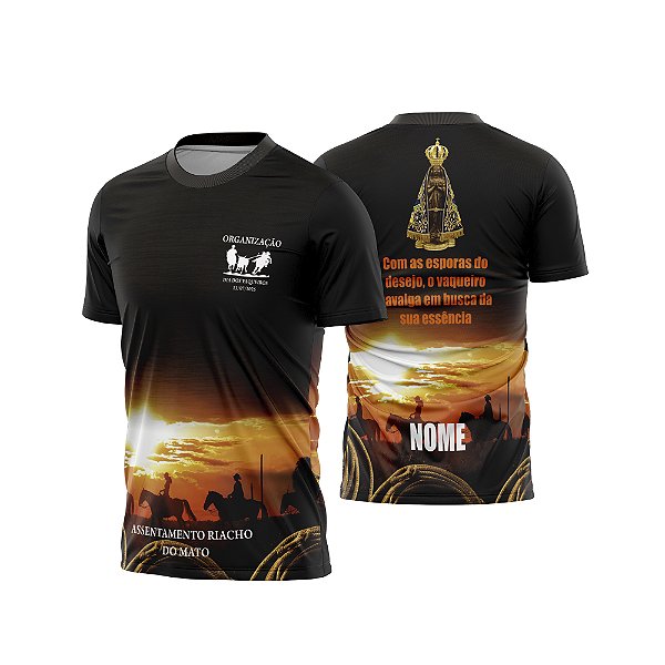 Template Camisa - Cavalgada - Cavalo REF 13 - ARTE VETOR CDR