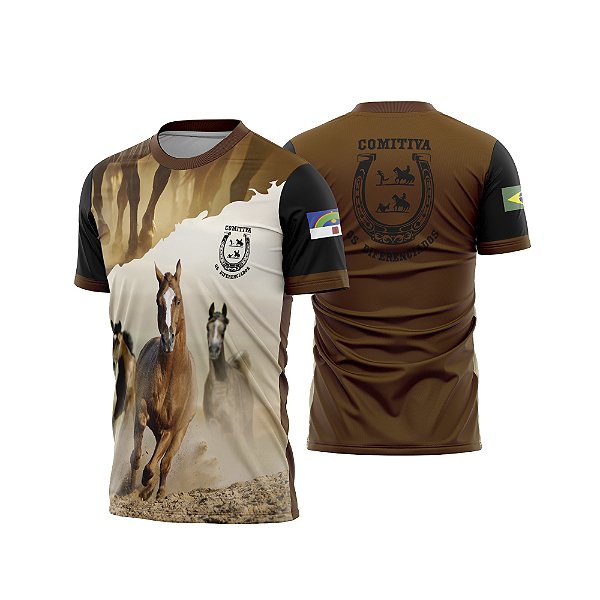 Template Camisa - Cavalgada - Cavalo REF 31 - ARTE VETOR CDR