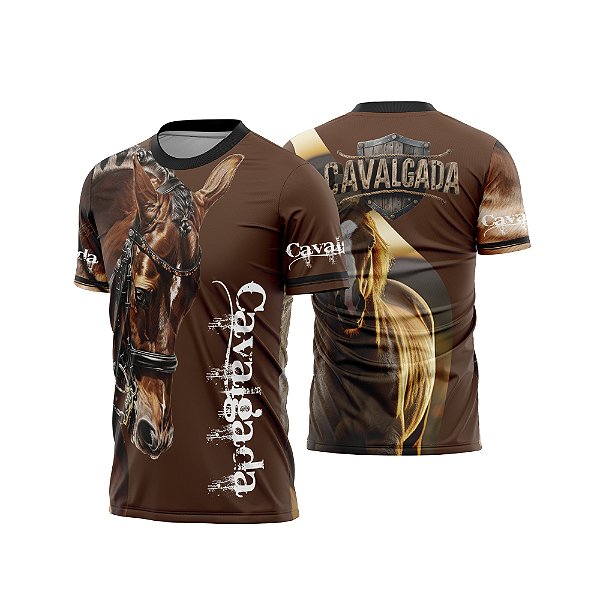 Template Camisa - Cavalgada - Cavalo REF 33 - ARTE VETOR CDR